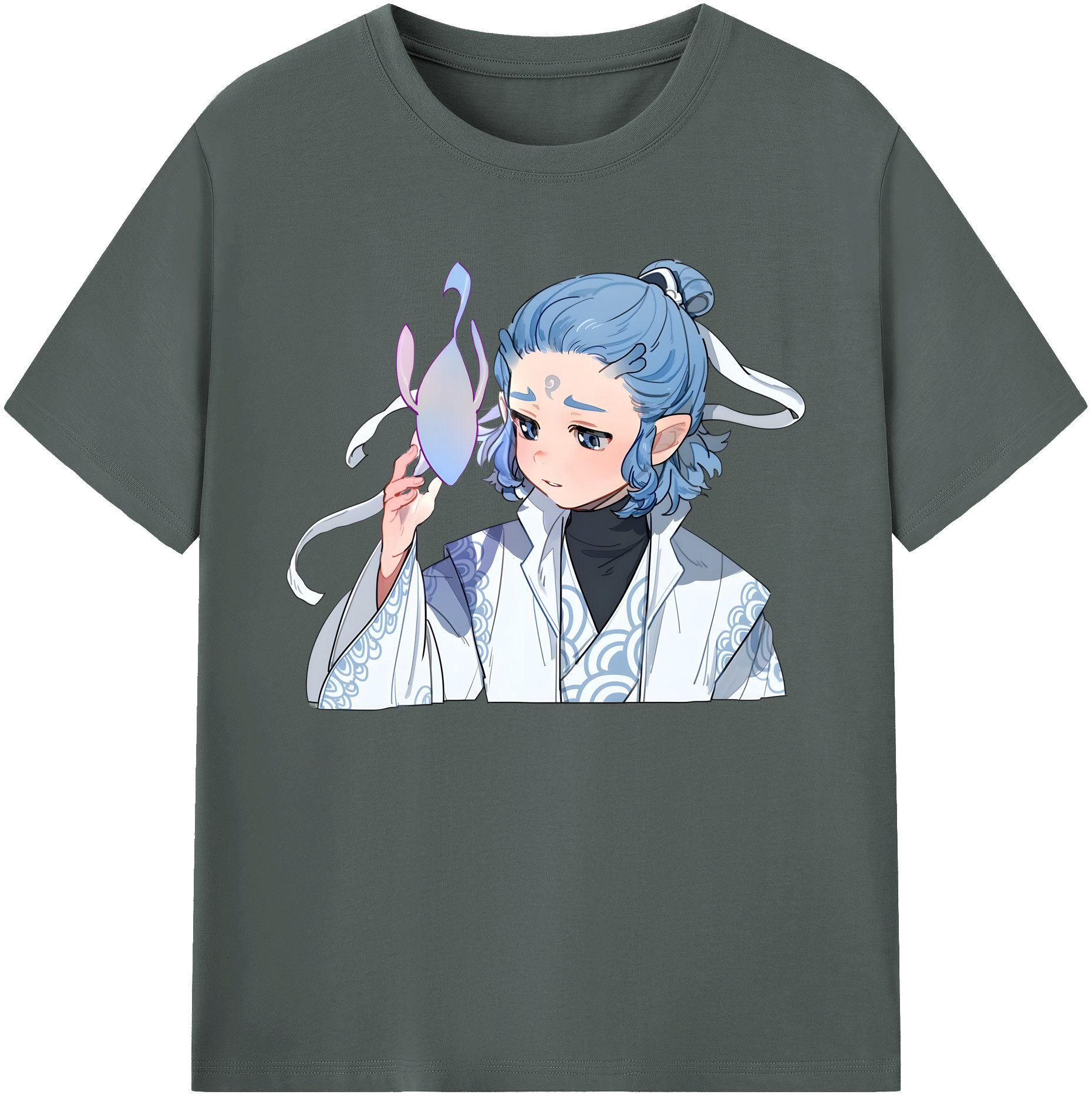 （画像用） Ne Zha 2 ナタ 魔童の大暴れ 綿100％ メンズ半袖Tシャツ｜肌触りやわらか＆通気性